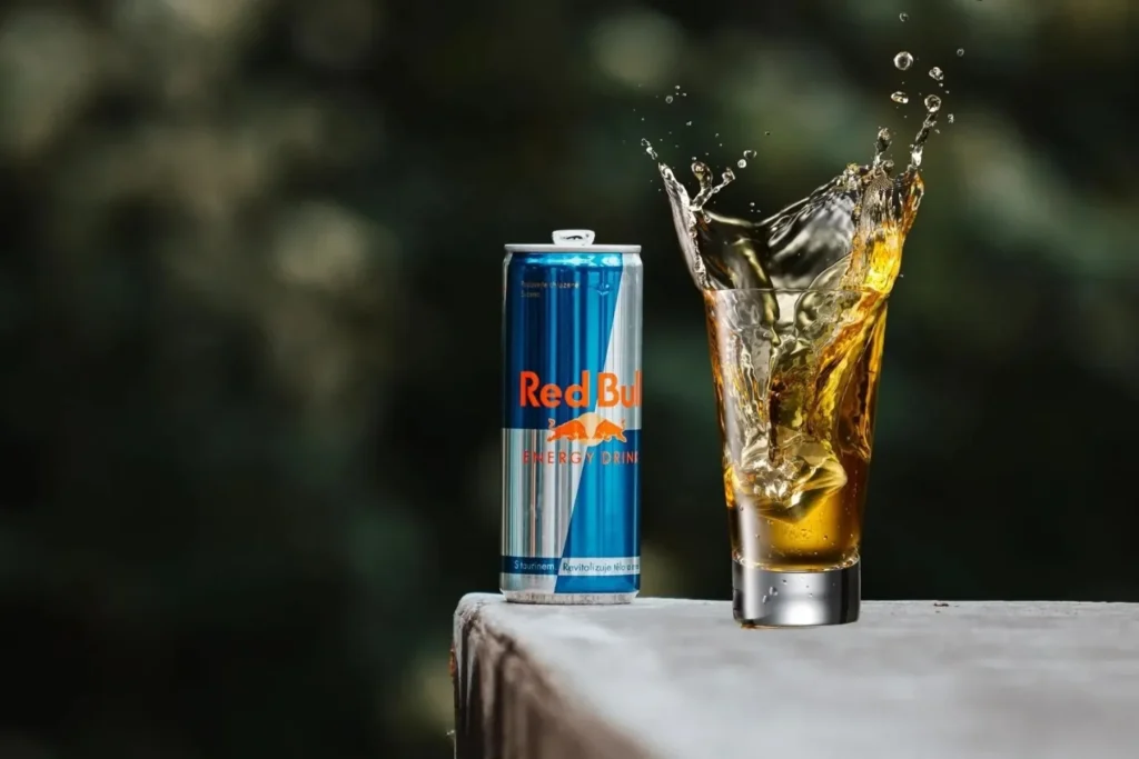 Vodka Red Bull served at Escobar Bálna bar by the Danube in Budapest